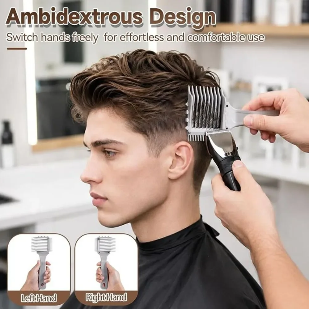 4-in-1 Detachable Fade Comb Set | Left & Right Handed Barber Combs for Blending